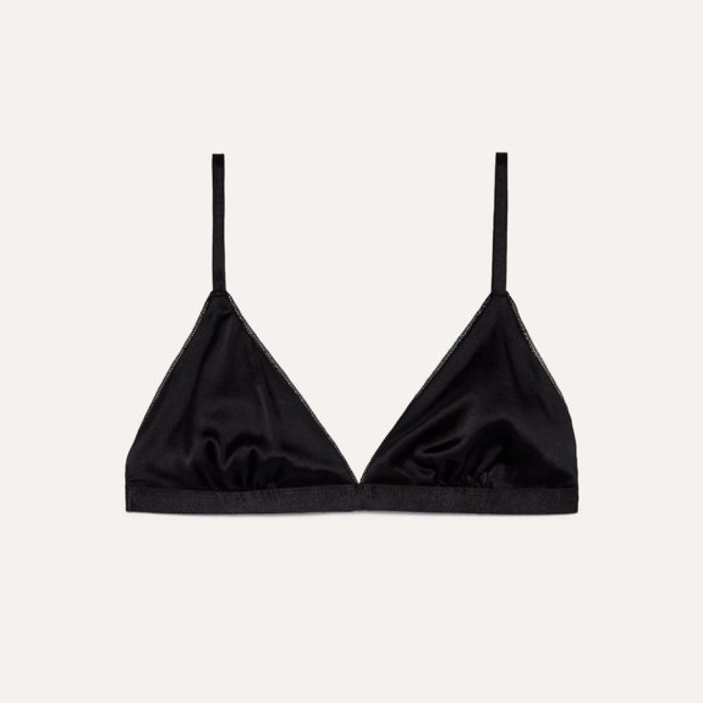 ISO Aritzia Wilfred Loyat Silk Bralette in Black NWT Size Medium